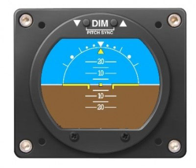 RCA 2610-3-G Digital Attitude Indicator - 3 Inch - Custom Tilt