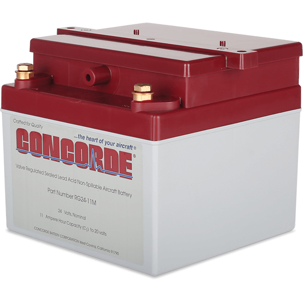 Concorde RG24-11M Platinum Series Sealed Lead Acid Aircraft Battery