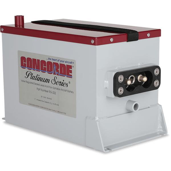 Concorde Platinum Sealed Battery RG-222