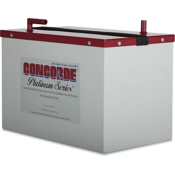 Concorde RG-42 Aircraft Battery