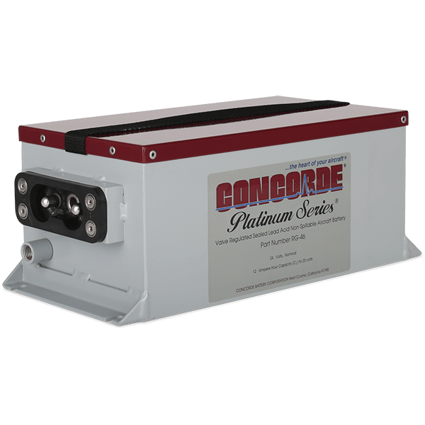 Concorde RG-46 Aircraft Battery - Out Of Warranty