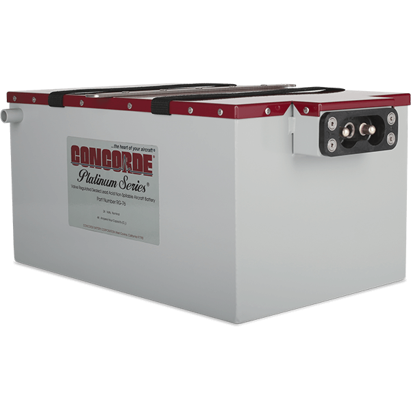 Concorde RG-76 Aircraft Battery