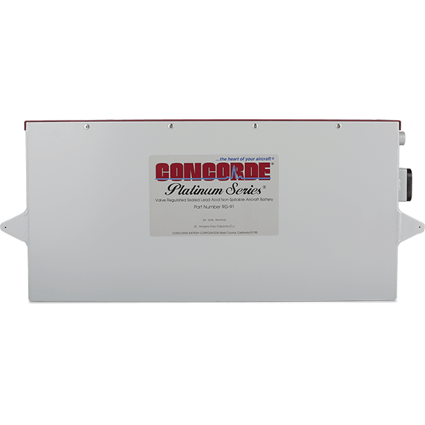 Concorde RG-91 Aircraft Battery