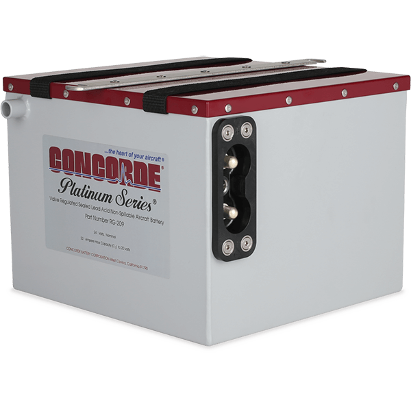 Concorde RG-209 Aircraft Battery