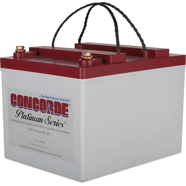 Concorde RG-325 Aircraft Battery