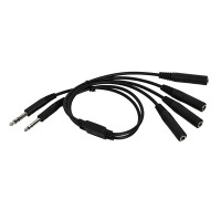 Hobbs Flyer General Aviation (GA) Twin Plug Headset Splitter HFA-C054