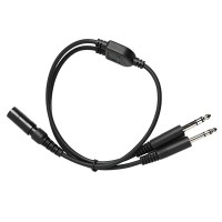 Hobbs Flyer 6 Pin LEMO BOSE To GA Twin PJ Plug Adapter HFA-C006