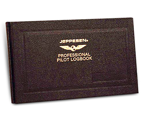 Jeppesen Professional Pilot Logbook - Brown