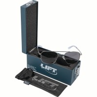 Lift Aviation Titanium AVX Aviator Sunglasses - Silver
