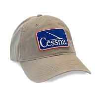 Malibu Shirts Cessna Logo Adjustable Cap
