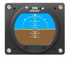 RC Allen 2610-2 Digital Attitude Indicator 0 Degree Tilt